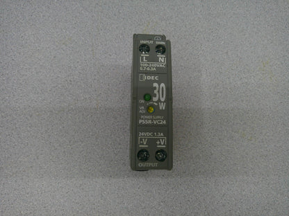 IDEC 30W POWER SUPPLY UNIT PS5R-VC24 24VDC 1.3AMP