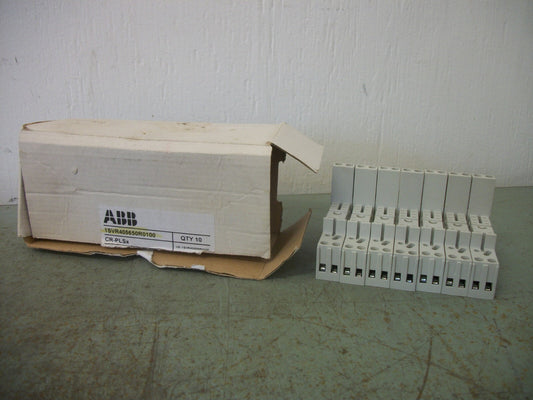 ABB BOX OF 7 CR-PLSx RELAY SOCKET BASES 1SVR405650R0100 12AMP 300VOLT NIB