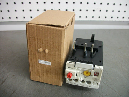 TECO THERMAL OVERLOAD RELAY EOL-40/0.5A 0.1-0.5AMP NIB