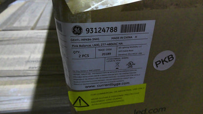 GE 93124788 BOX OF 2 ARIZE ELEMENT PINK BALANCE LIGHTS GEHTL-MPKB4-3NX1 277/480V