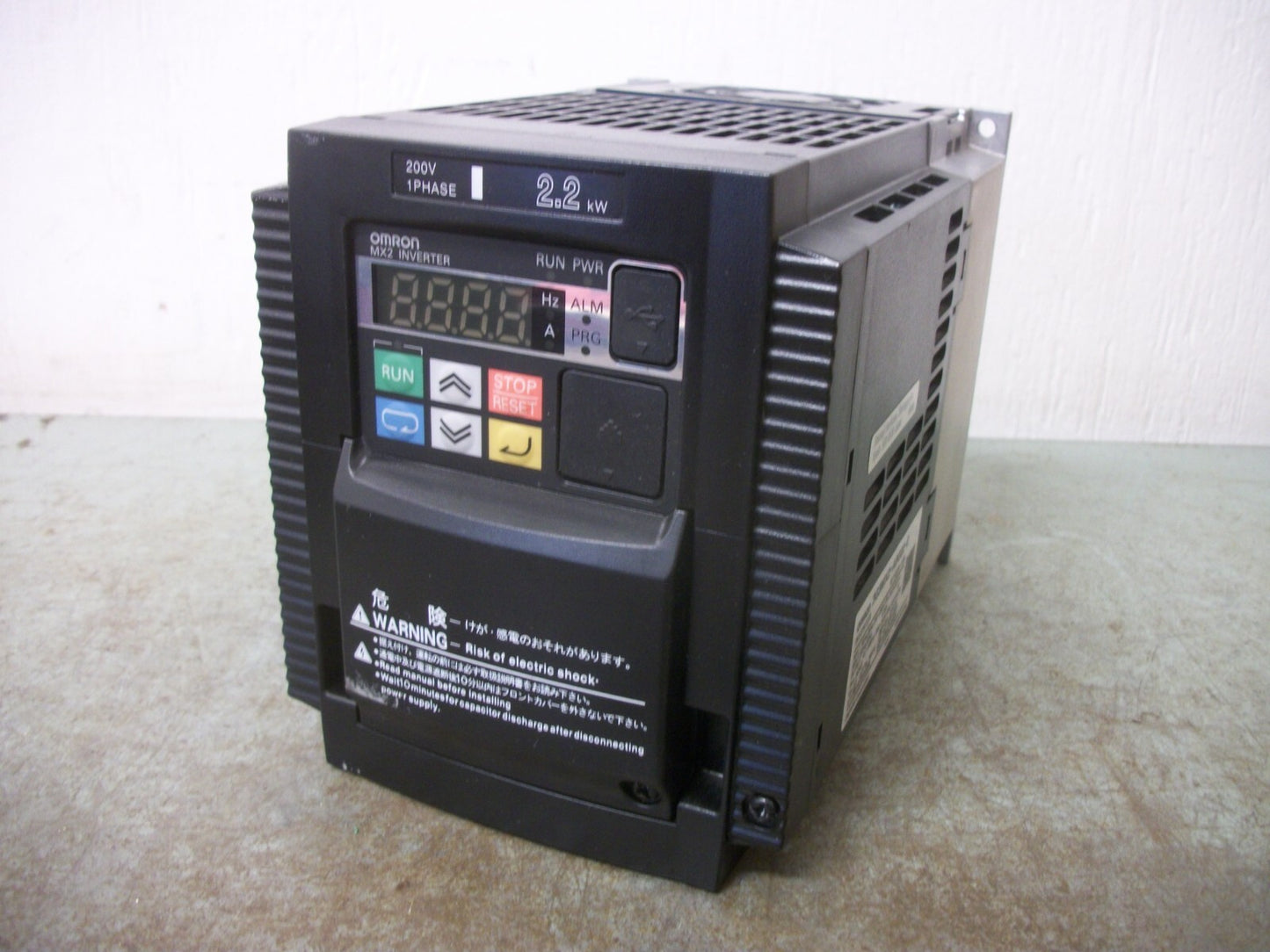 OMRON MX2 2.2KW INVERTER DRIVE 3G3MX2-AB022-E 3PH 200-240VOLT 12.0/11.0AMP