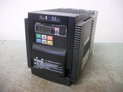 OMRON MX2 2.2KW INVERTER DRIVE 3G3MX2-AB022-E 3PH 200-240VOLT 12.0/11.0AMP