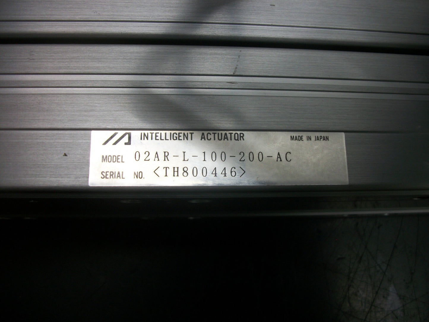 INTELLIGENT ACTUATOR LINEAR ACTUATOR 02AR-L-100-200-AC NEW