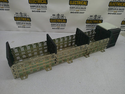 ALLEN-BRADLEY 17-SLOT PLC RACK CHASSIS 1756-A17 W/1756-PA75/A