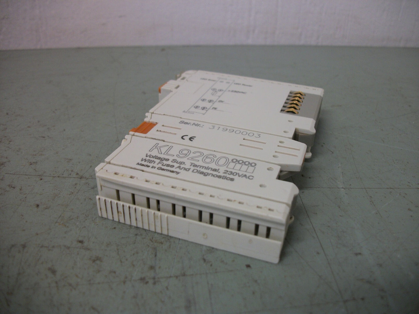 BECKHOFF 230VAC VOLTAGE SUPPLY TERMINAL MODULE KL9260