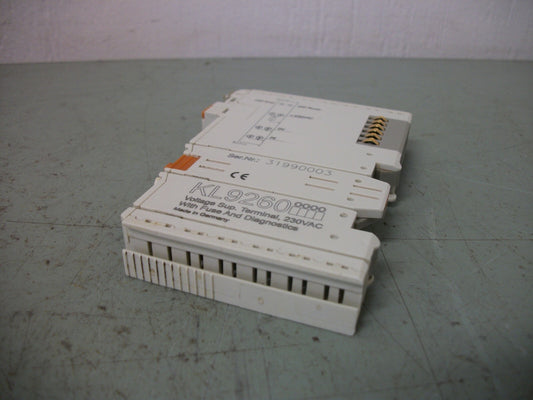 BECKHOFF 230VAC VOLTAGE SUPPLY TERMINAL MODULE KL9260