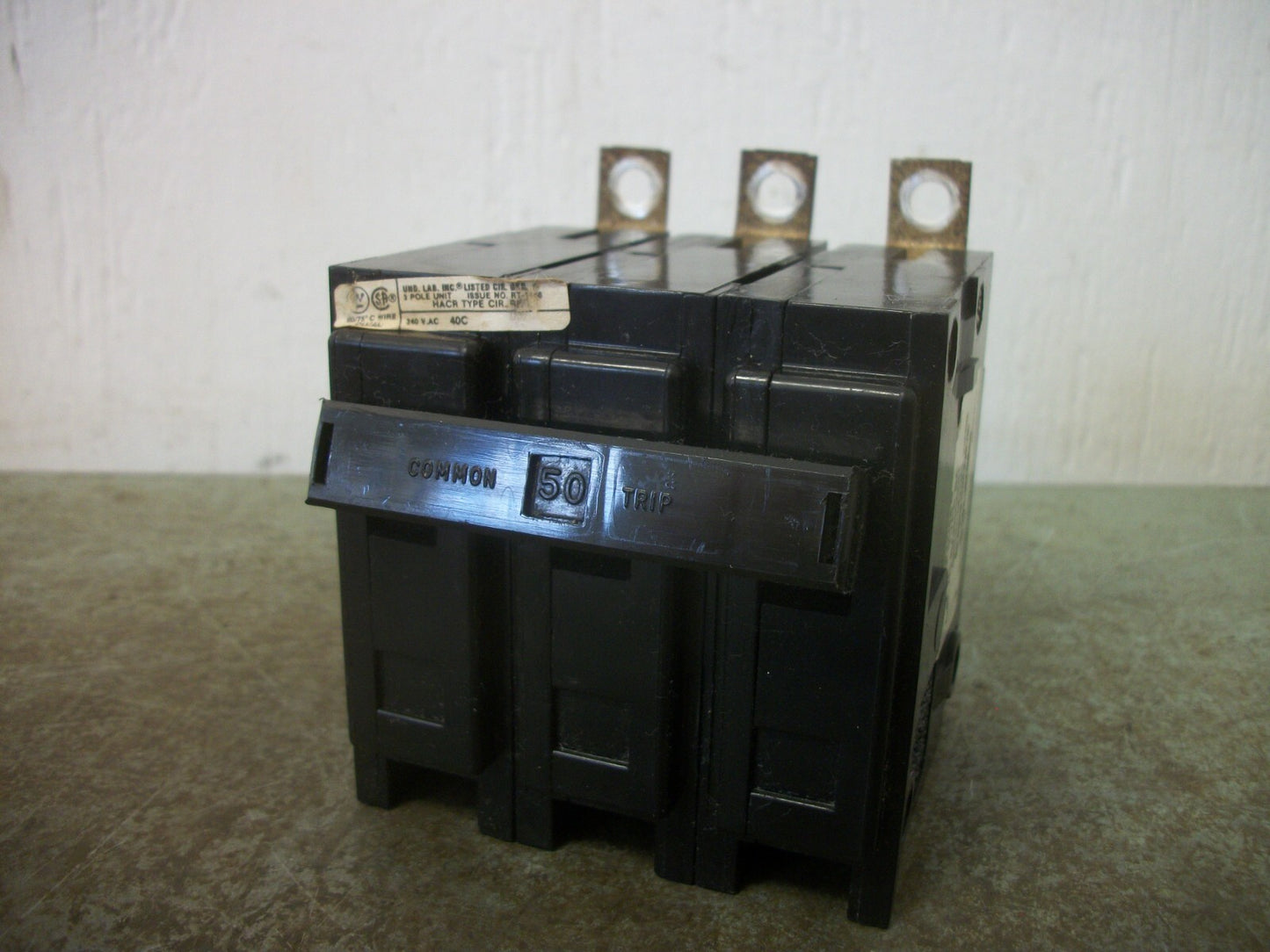 WESTINGHOUSE BA CIRCUIT BREAKER BAB3050H 50AMP 240VOLT 3POLE