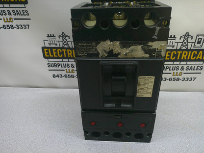 WESTINGHOUSE LB CIRCUIT BREAKER LB3400F 400AMP 600VOLT 3POLE W/300A TRIP