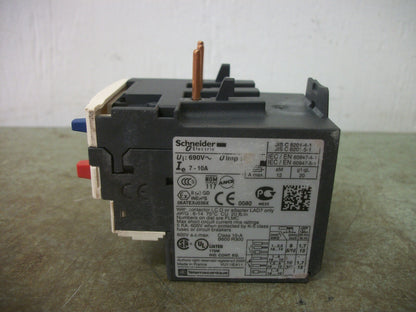TELEMECANIQUE THERMAL OVERLOAD RELAY LRD14 7-10AMP NOB