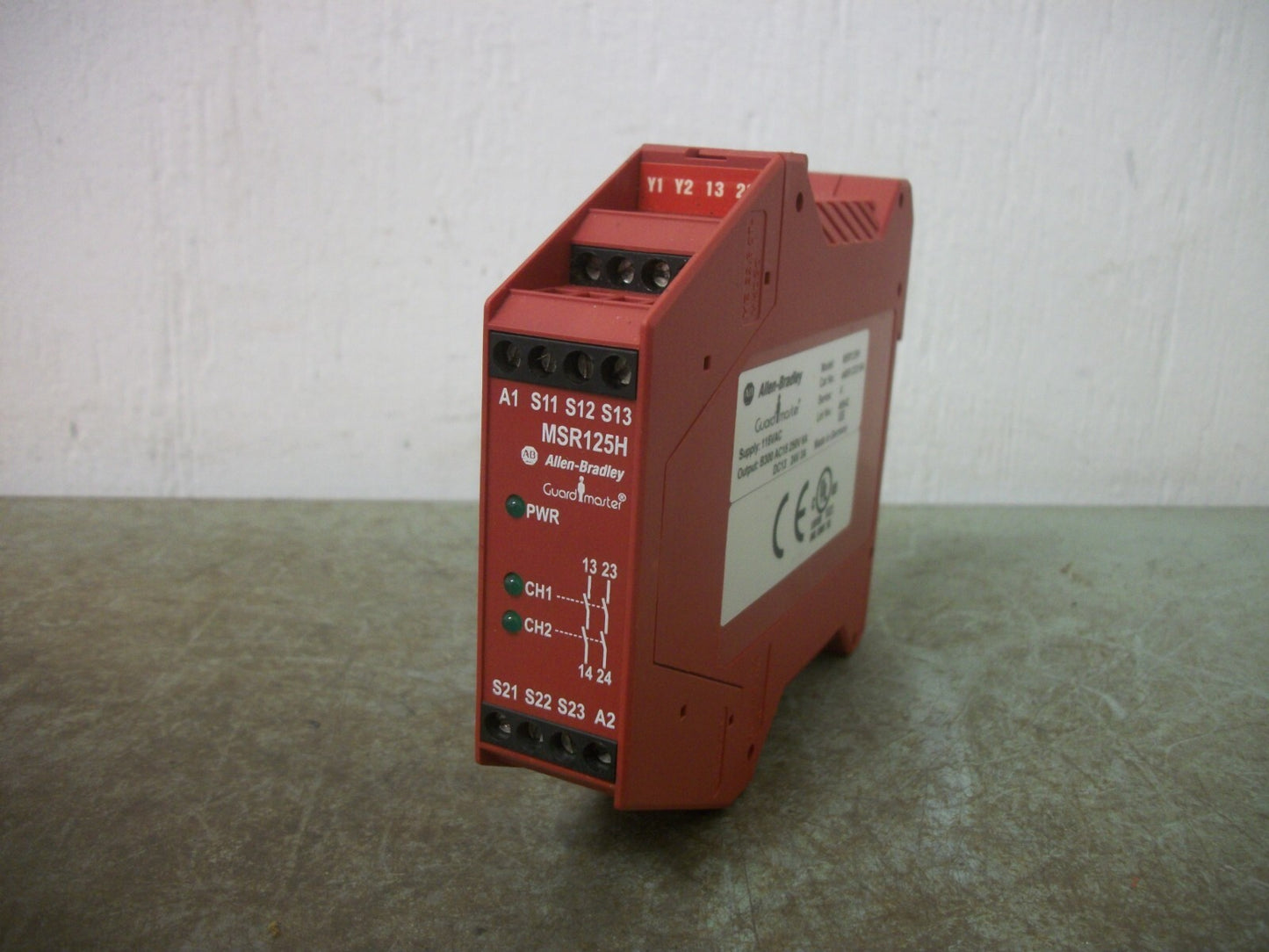 ALLEN-BRADLEY GUARDMASTER MSR125H SAFETY RELAY 440R-D23164