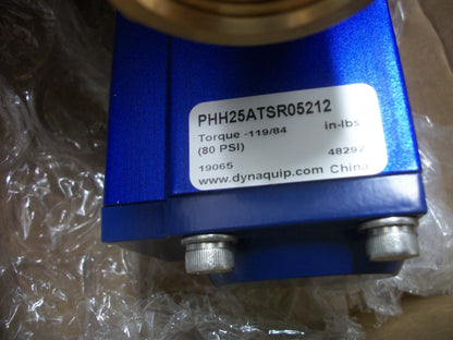 DYNAQUIP 1" PNEUMATIC ACTUATOR PHH25ATSR05212 119/84IN-LBS 80PSI NIB