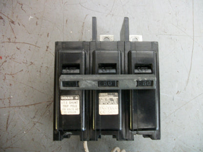 SIEMENS ITE BQ CIRCUIT BREAKER BQ2B06000S01 60AMP 240VOLT 2POLE W/SHUNT CHIPPED