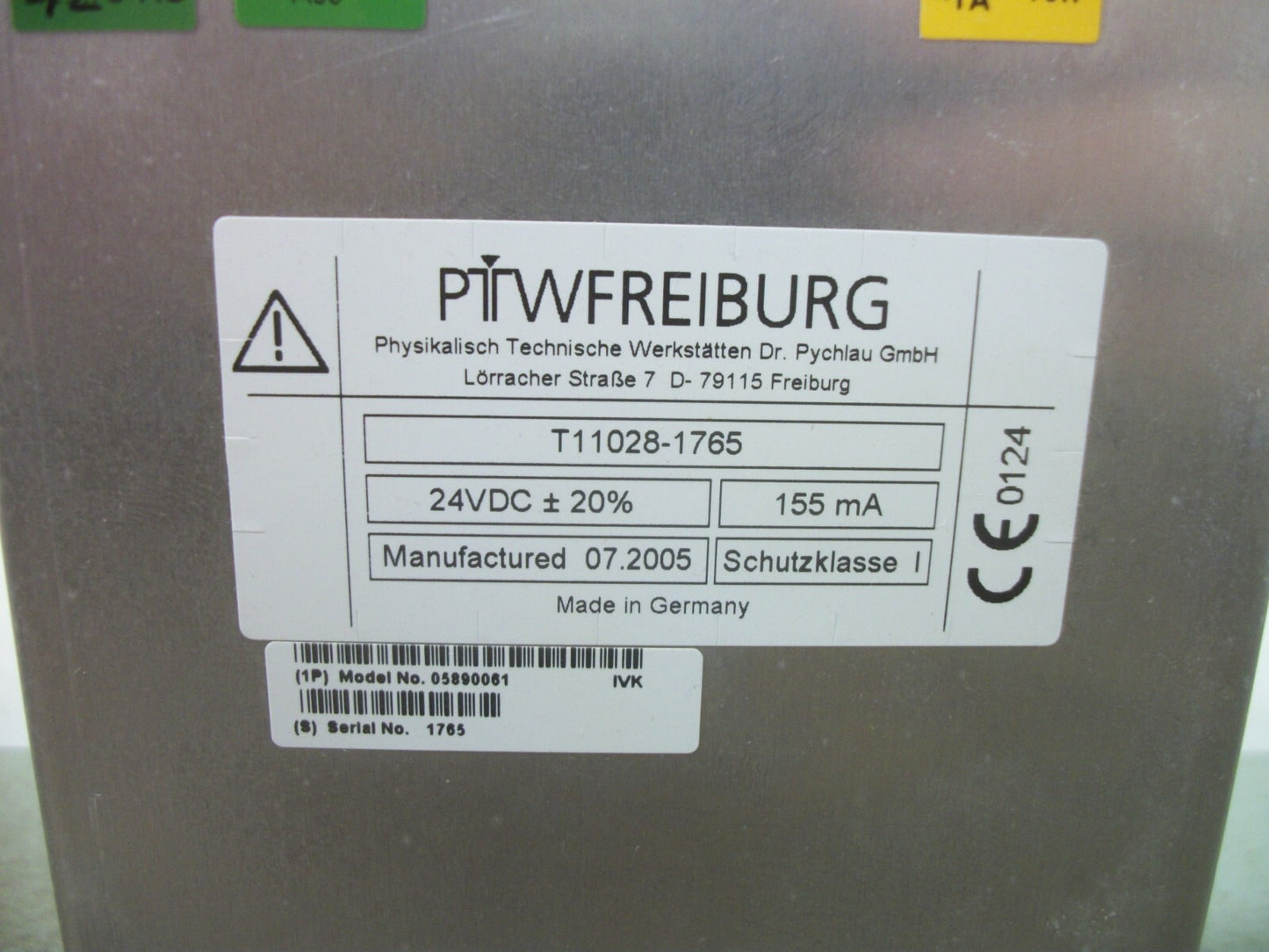 PTWFREIBURG DIAMENTOR K1S T11028-1765 05890061 24VDC 155mA