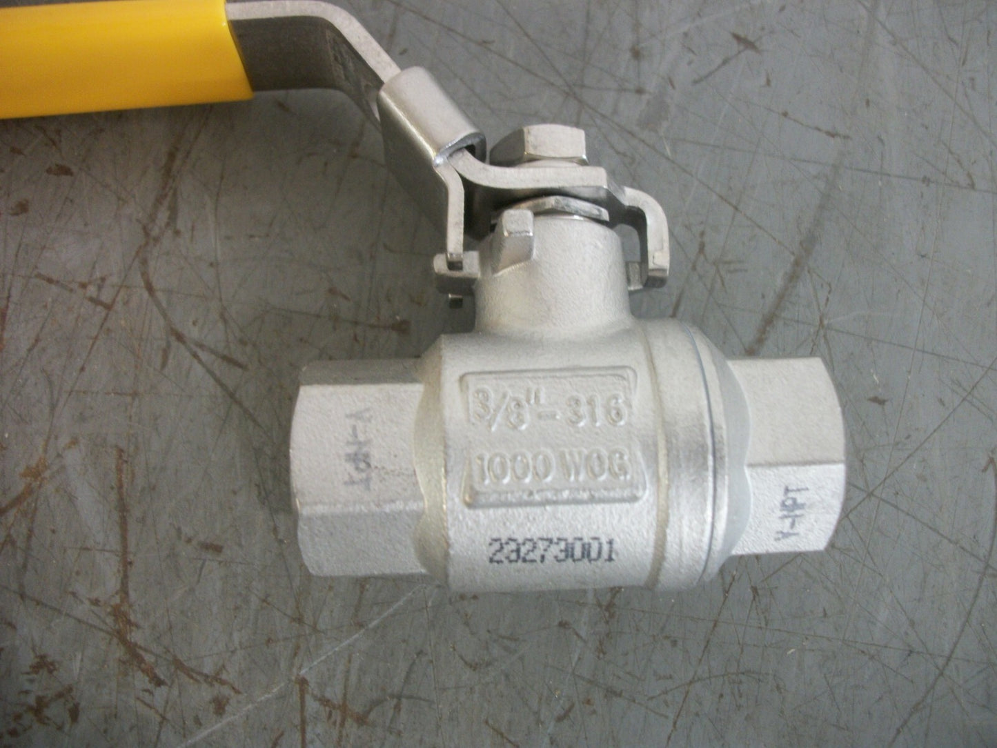 TCI TC-02X 3/8" SS BALL VALVE 316 1000WOG NOB