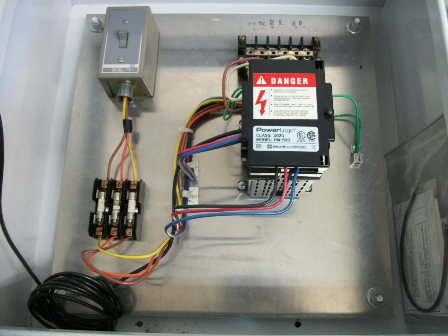 SQUARE D ENCL POWERLOGIC POWER METER TYPE 12 3020PM620