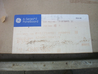 GE A-SERIES II PANELBOARD 37" SURFACE COVER DOOR AF37SP NIB