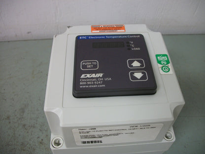EXAIR ETC 1/2" NPT ELECTRONIC TEMPERATURE CONTROL 9258 120VOLT