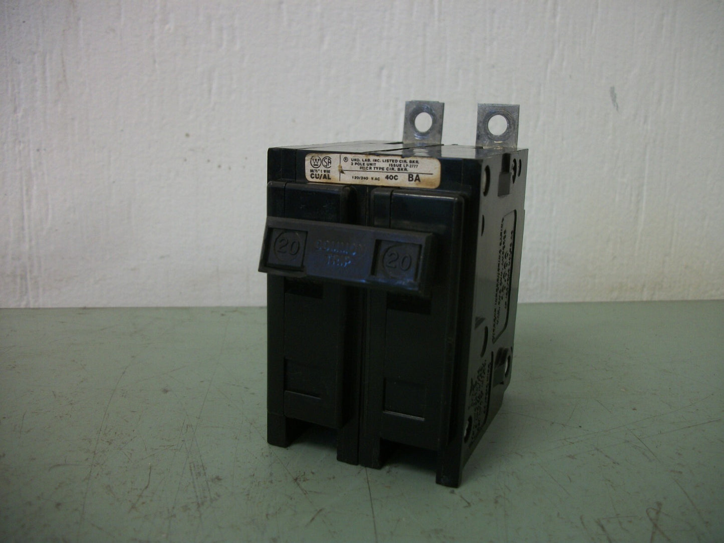 WESTINGHOUSE BA CIRCUIT BREAKER BAB2020 20AMP 240VOLT 2POLE