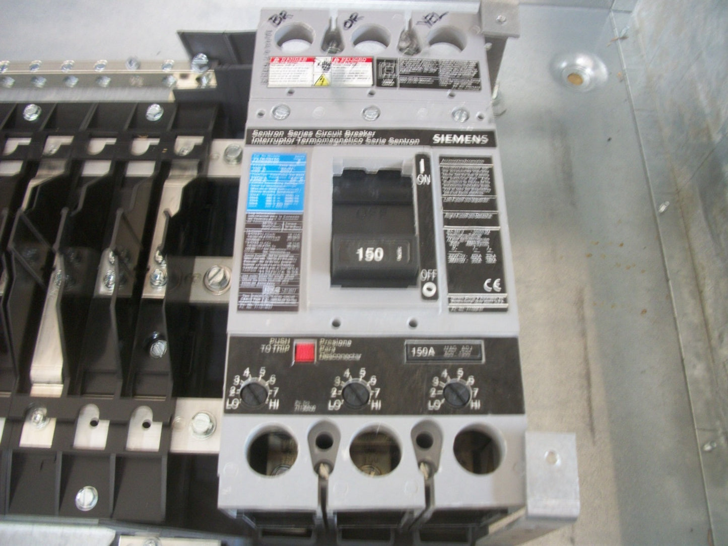 SIEMENS P1 LOAD CENTER PANELBOARD NGB 125AMP 480Y/277VOLT 3PH W/150A MAIN