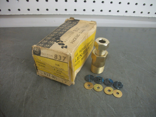 ALLEN-BRADLEY PACKING GLAND FOR CAPILLARY & BULB TYPE CONTROLS 837-N5 NIB