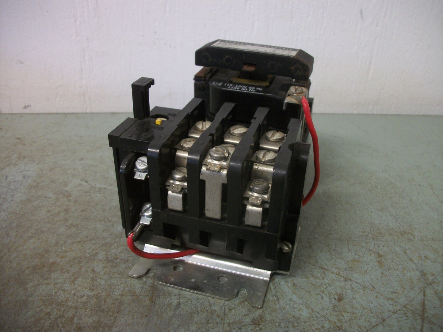 GE SIZE 1 MOTOR STARTER CR306C0 27AMP 120VCOIL 3PH 600V 10HP