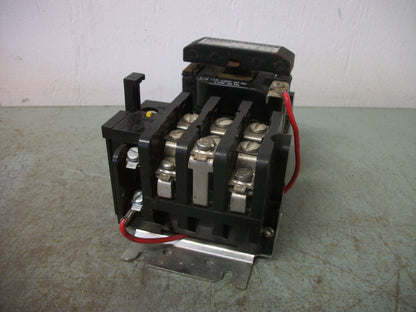 GE SIZE 1 MOTOR STARTER CR306C0 27AMP 120VCOIL 3PH 600V 10HP