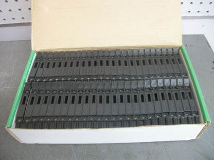 TELEMECANIQUE BOX OF 50 4mm2 DISCONNECT TERM BLOCK FUSES AB1FUSE435U6X NIB