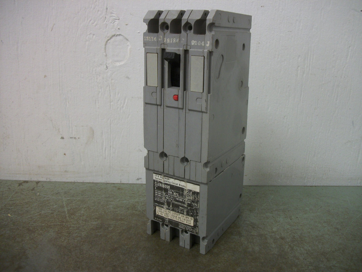 SIEMENS ITE SENTRON CLE CIRCUIT BREAKER CLE63B050 50AMP 600VOLT 3POLE