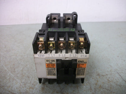 FUJI SC-05 CONTACTOR 4NC0G0 13AMP 110VCOIL 3PH 600V 5HP