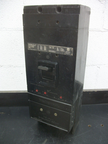 WESTINGHOUSE NB CIRCUIT BREAKER NB3800PF 800AMP 600VOLT 3POLE W/600A TR NO COVER