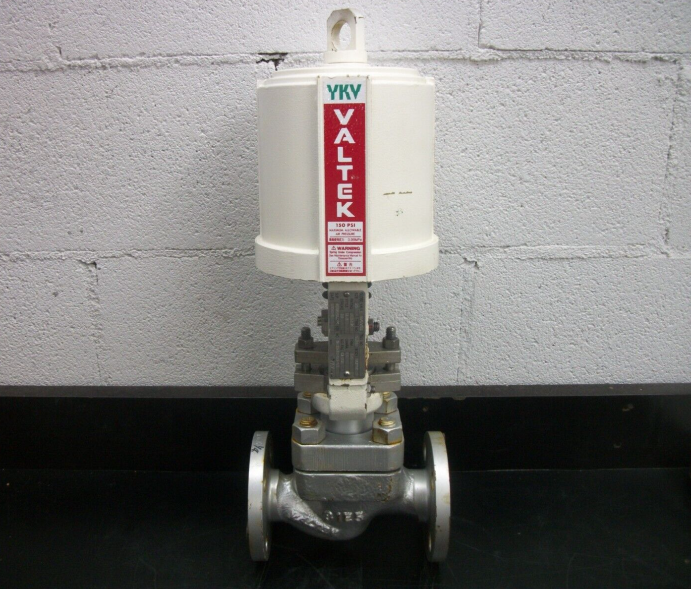 VALTEK YKV FLOWSERVE SIZE 25 PNEUMATIC ACTUATOR VALVE M/GV01 150PSI