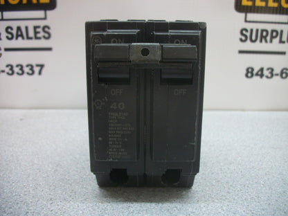 GE THQL CIRCUIT BREAKER THQL2140 40AMP 240VOLT 2POLE