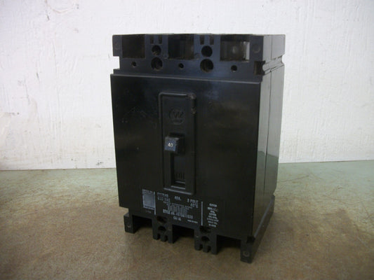 WESTINGHOUSE FB CIRCUIT BREAKER FB3040 40AMP 600VOLT 3POLE