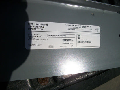 SQUARE D HCW OR HCWM I-LINE SURFACE MOUNT PANELBOARD TRIM COVERS HCW68TS NIB