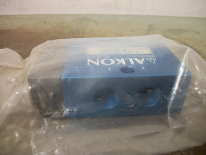 ALKON 4-WAY 5-PORT 1/4" PNEUMATIC VALVE P-070SP NEW