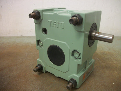 TSUBAKI EMERSON 10:1 RATIO WORM GEAR REDUCER TM13E10B NOB