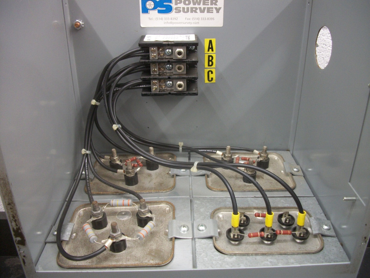 POWER SURVEY CAPACITOR PS6D90D 90KVAR 600VOLT 3PH