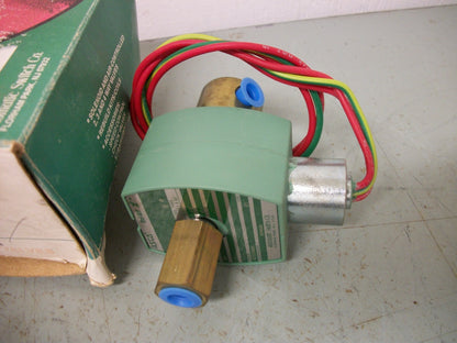 ASCO RED HAT 1/8" NPT SOLENOID VALVE 8314G49 300PSI 10.1WATT 120VCOIL NIB