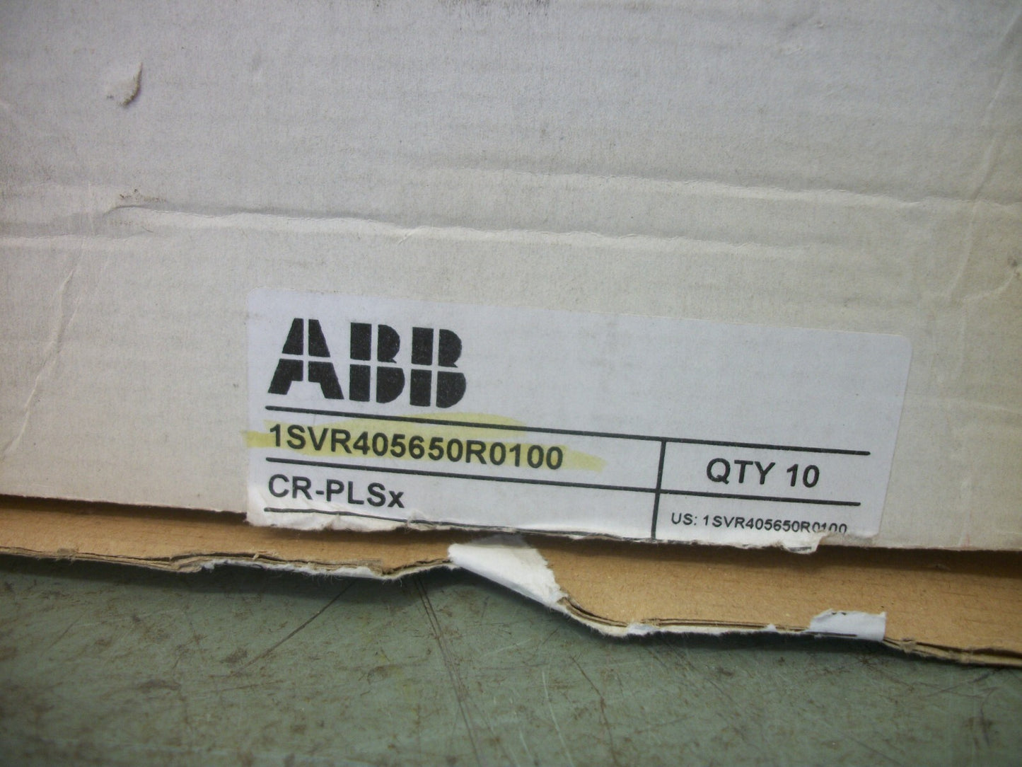 ABB BOX OF 7 CR-PLSx RELAY SOCKET BASES 1SVR405650R0100 12AMP 300VOLT NIB