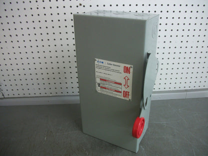 CUTLER-HAMMER DISCONNECT TYPE 1 DH221FGK 30AMP 240VOLT 2POLE FUSIBLE NOB