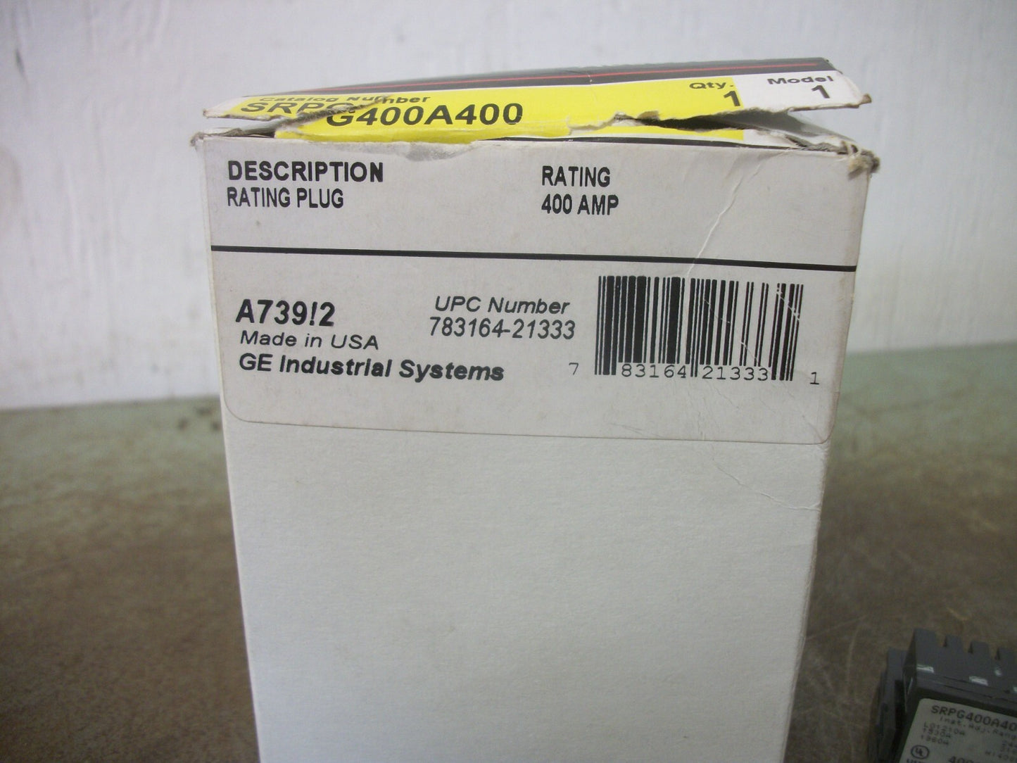 GE SPECTRA RMS CIRCUIT BREAKER TRIP UNIT SRPG400A400 400AMP NIB