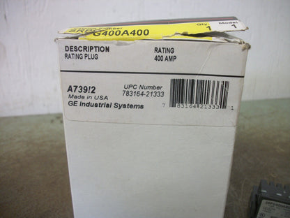 GE SPECTRA RMS CIRCUIT BREAKER TRIP UNIT SRPG400A400 400AMP NIB