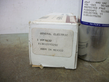 GE DIELEKTROL VI 25uF CAPACITOR 97F9632 440VOLT NIB