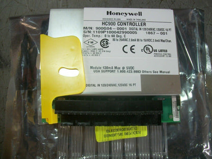 HONEYWELL HC900 120/240VOLT DIGITAL INPUT CONTROLLER 900G04-0001 NOB