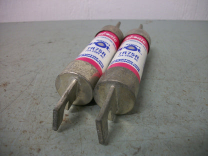 FERRAZ-SHAWMUT LOT OF 2 SMART SPOT FUSES TR75R 75AMP 250VOLT