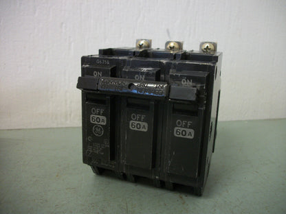 GE THQB CIRCUIT BREAKER THQB32060 60AMP 240VOLT 3POLE