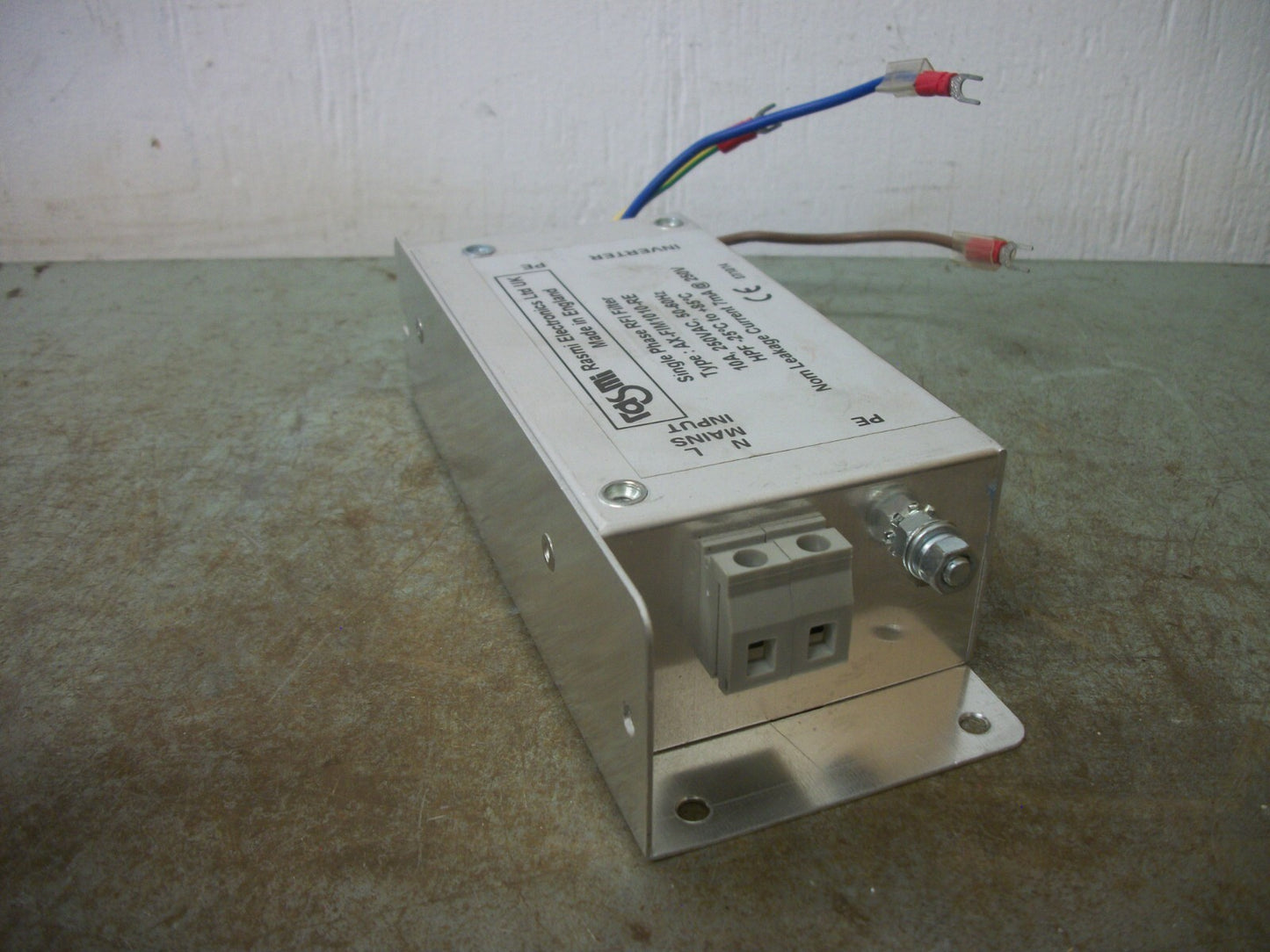 RASMI ELECTRONICS SINGLE PHASE RFI FILTER AX-FIM1010-RE 10AMP 250VOLT