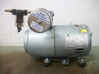 EMERSON SA55NXGTE-4870 1/6HP 1PH VACUUM PUMP MOTOR M100EX 115VOLT 1725RPM