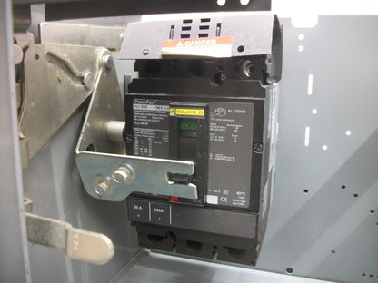 SQUARE D MCC BREAKER FEEDER BUCKET HJL36030 30AMP