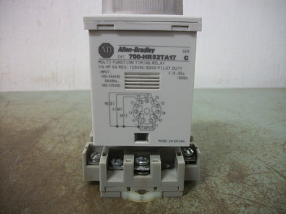 ALLEN-BRADLEY MULTI-FUNCTION TIMING RELAY 700-HR52TA17 0.05SEC TO 300H